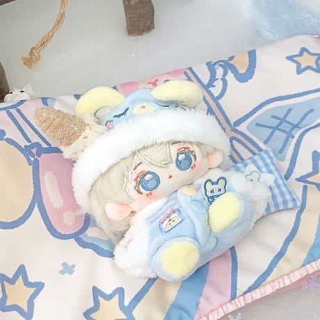 【ぬい服】ぬいぐるみ用もこもこくま耳パジャマ(10cm用)【推し活グッズ】
