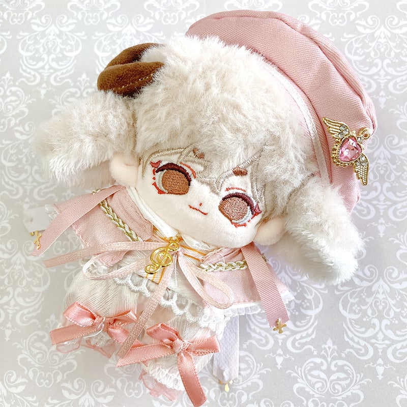 ぬい服】ベレー帽&ケープ&シャツ&パンツ4点セット 10〜15cm用【推し活