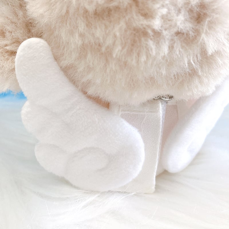 ぬい服】天使の輪&羽付きワンピース 10cm用【推し活グッズ】 | G.triGer