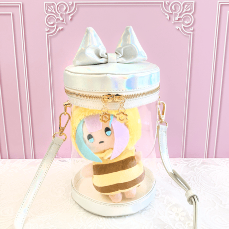 【G.triGerオリジナル】猫耳風リボン付きぬいバッグ【推し活グッズ】