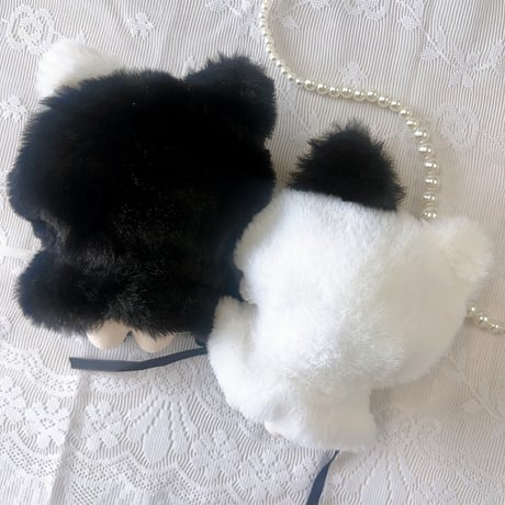 【ぬい服】ふわふわ猫ポンチョ【10~15cm用】【推し活グッズ】