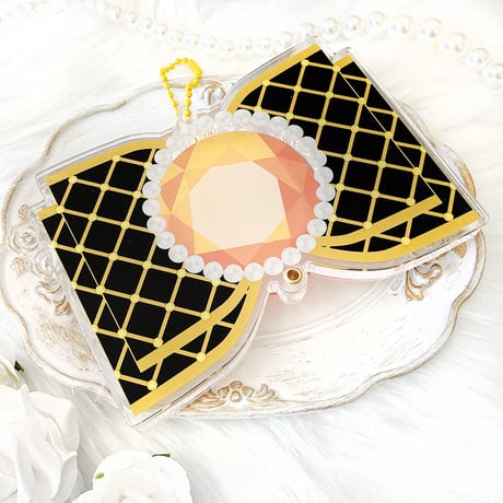 【G.triGerオリジナル 推し活グッズ】アクリル缶バッジケース【リボン】58mm缶バッジ・アクスタ用