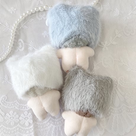 【ぬい服】ぬいぐるみ用猫耳着ぐるみキャップ【10cm用】 【推し活グッズ】