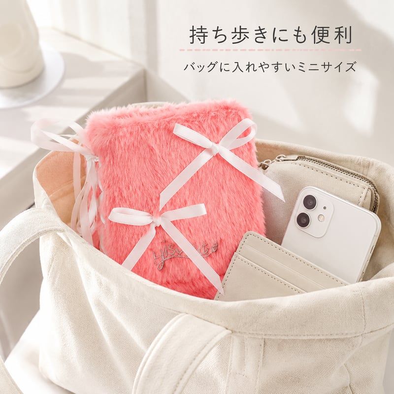リボン付き ふわふわコレクトブック｜トレカ20枚収納 リフィル式ミニ