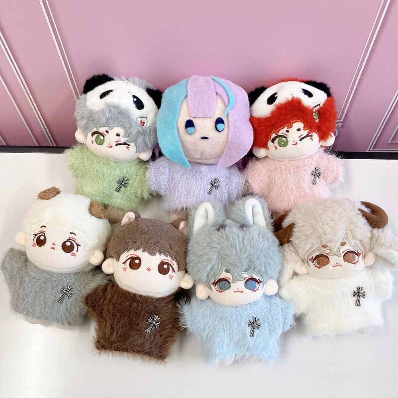 ぬい服】ぬいぐるみ用 十字架付きファーニット（10〜15cm用） | G.triGer