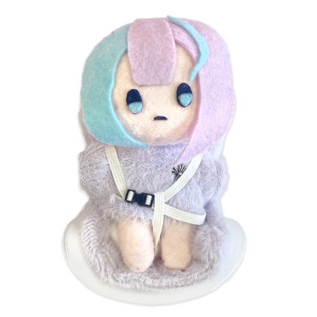 【ぬい服】10~15cmぬいぐるみ用ふわふわカーシート