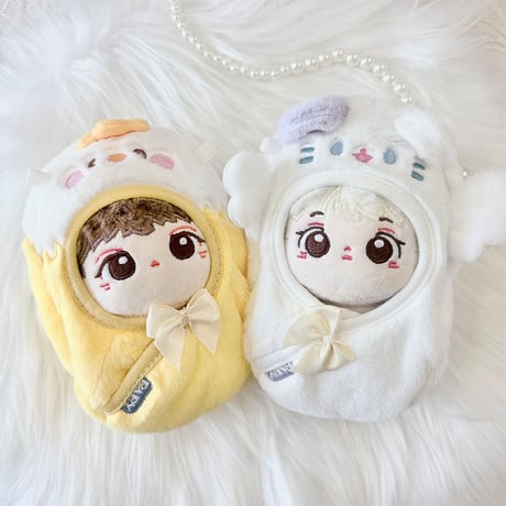 【ぬい服】 ぬいぐるみ用おくるみ【猫・ひよこ・うさぎ】10cm 用【推し活グッズ】