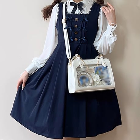 【HEADACHE STUDIO】 ピアノ痛バッグ【推し活グッズ】