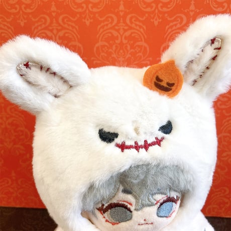 【ぬい服】ハロウィンうさぎ着ぐるみ　10cm用