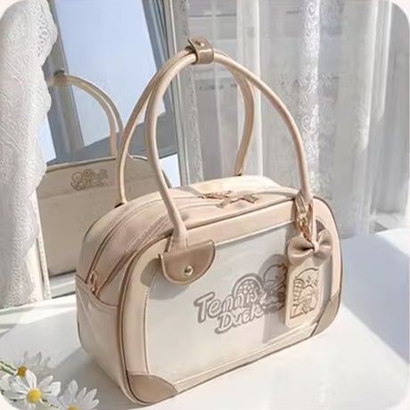 【soda薄荷茶】トレカケース付きアンティーク風痛バッグ【推し活グッズ】