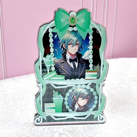 【G.triGerオリジナル 推し活グッズ】アクリルフレーム【アフタヌーンティー】 缶バッジ・カード用