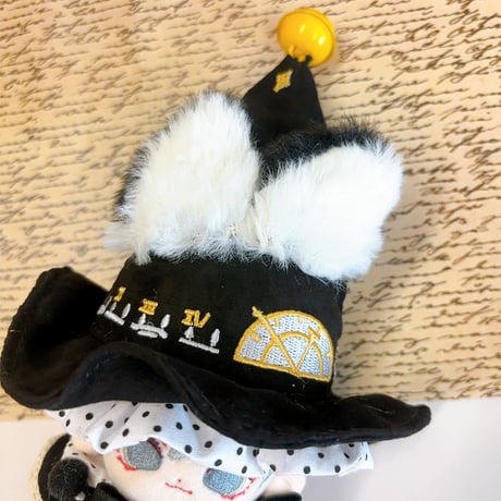 【ぬい服】魔法使いぬい服【帽子&尻尾&サロペット&衿セット】10cm用【推し活グッズ】