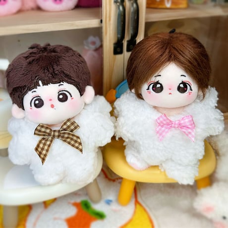 【ぬい服】ぬいぐるみ用もこもこ着ぐるみ/うさぎ・くま 10cm 用【推し活グッズ】