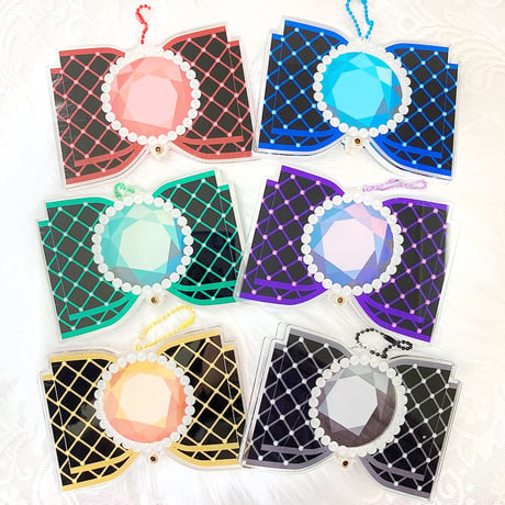 【G.triGerオリジナル 推し活グッズ】アクリル缶バッジケース【リボン】58mm缶バッジ・アクスタ用