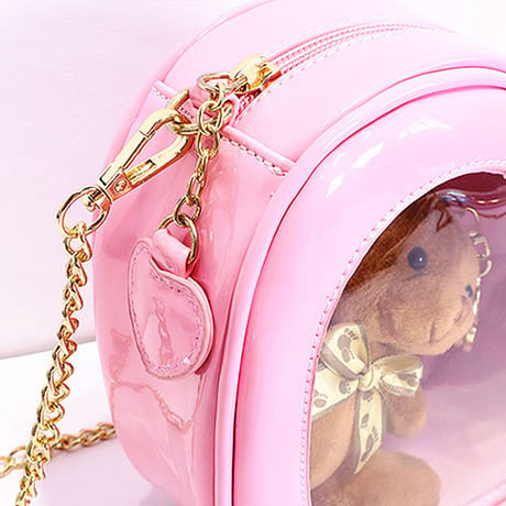 ハート型ぬいぐるみ痛バッグ【推し活グッズ】