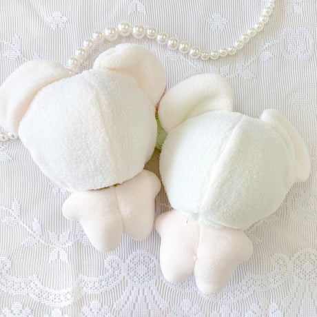 【ぬい服】ぬいぐるみ用クローバー付き着ぐるみキャップ【10cm用】【推し活グッズ】