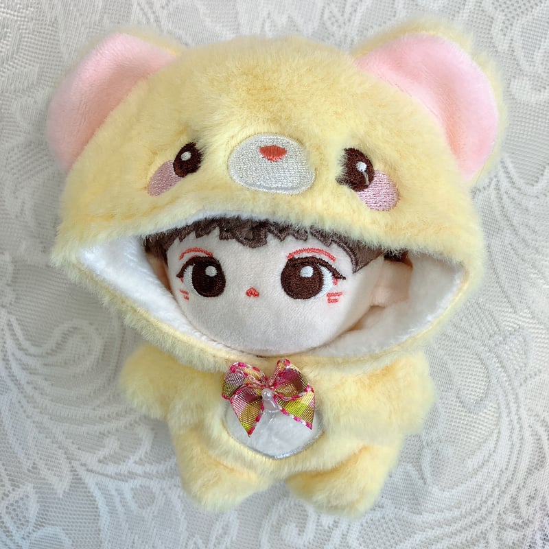 ぬい服】ぬいぐるみ用刺繍入りアニマル着ぐるみ 10cm 用【推し活 ぬい服】ぬいぐるみ用刺繍入りアニマル着ぐるみ 10cm 用【推し活