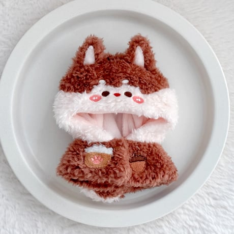 ぬい服　もこもこアニマル着ぐるみ　10cm用【推し活グッズ】