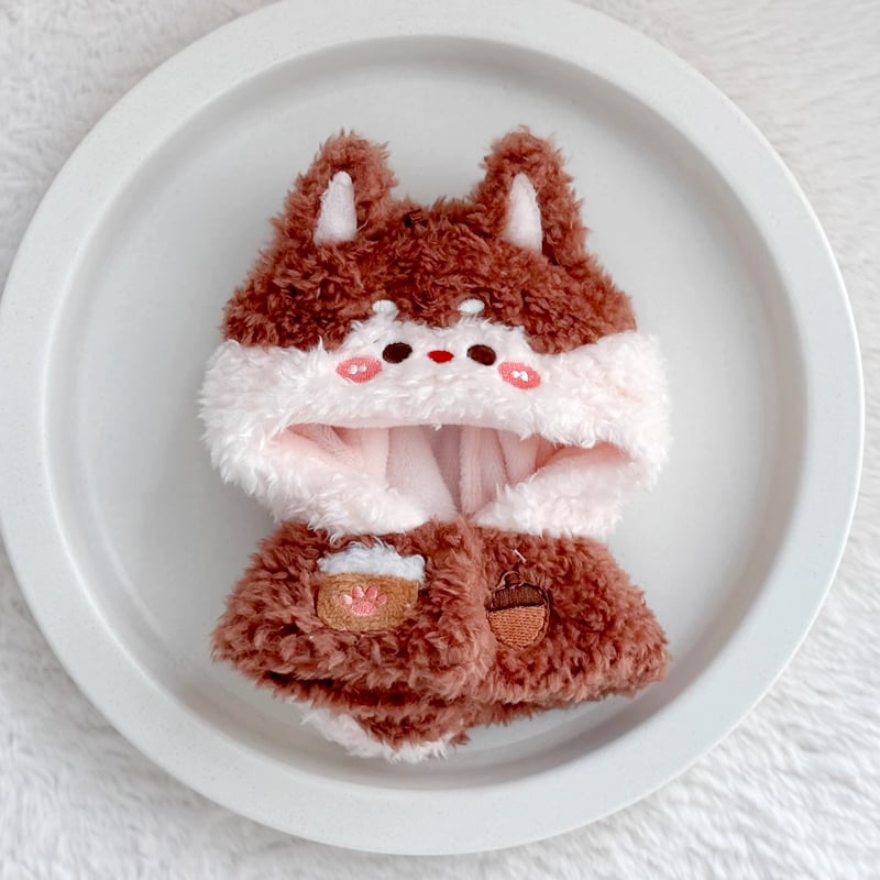 もこもこアニマル着ぐるみ｜10cmぬい用 ぬい服 動物コスチューム 推し