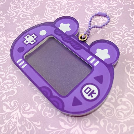 推し活グッズ ゲーム機型アクリルフレームキーホルダー