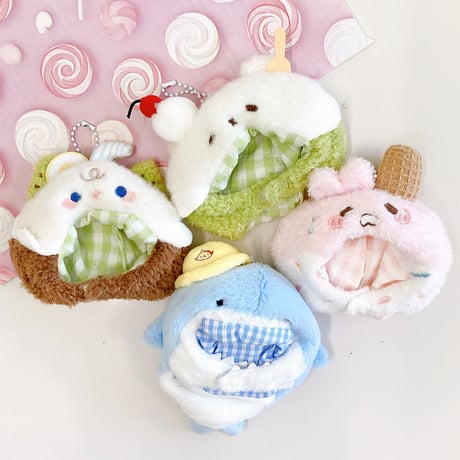 【ぬい服】ぬいぐるみ用着ぐるみキャップ 10cm用【推し活グッズ】