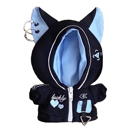 【ぬい服】猫耳サイバーパンクジャージ【推し活グッズ】