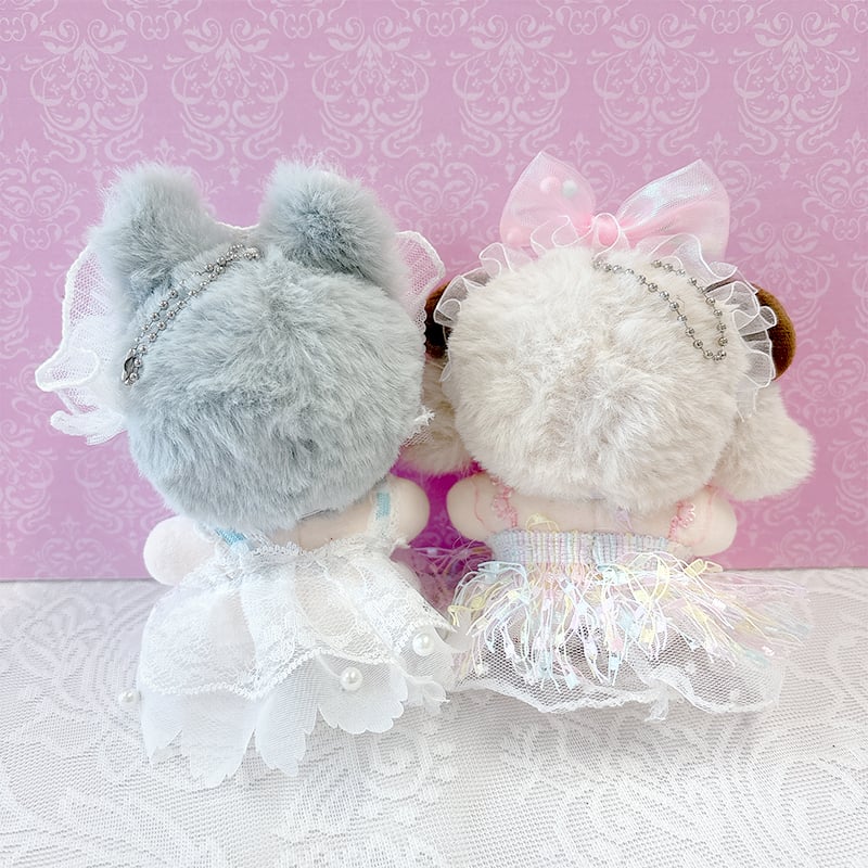 ぬい服】ぬいぐるみ用パーティードレス 10~15cm 用【推し活