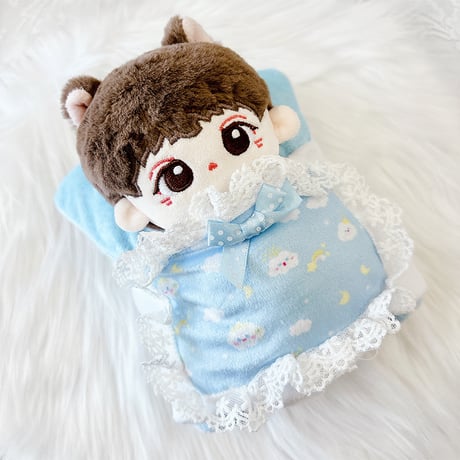 【ぬい服】ぬいぐるみ用ふわふわお布団 【10~15cm用】【推し活グッズ】