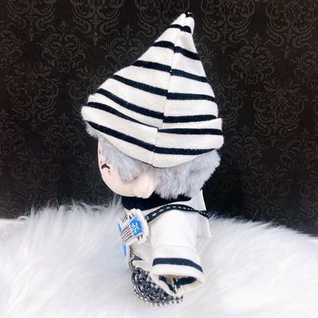 【ぬい服】猫耳ニット帽&シャツ&パンツ&ギターセット　10cm用