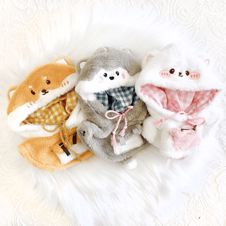【ぬい服】ぬいぐみ用ポンチョ(15cm用)【推し活グッズ】