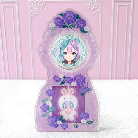 【G.triGerオリジナル 推し活グッズ】 アクリルフレーム【アンティーク時計】 缶バッジ・アクスタ用