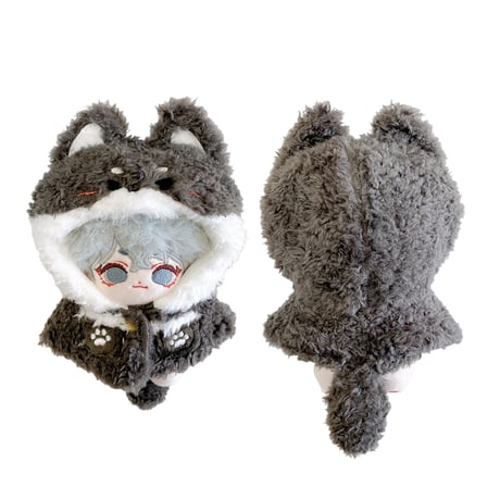 ぬい服　もこもこアニマル着ぐるみ　10cm用【推し活グッズ】