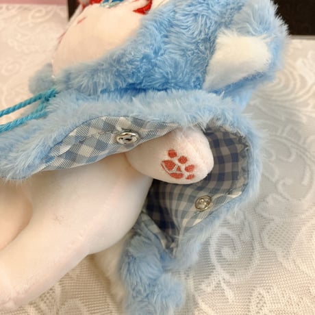 【ぬい服】ぬいぐるみ用ポンチョ (20cm 用 )【サメ・アザラシ】【推し活グッズ】