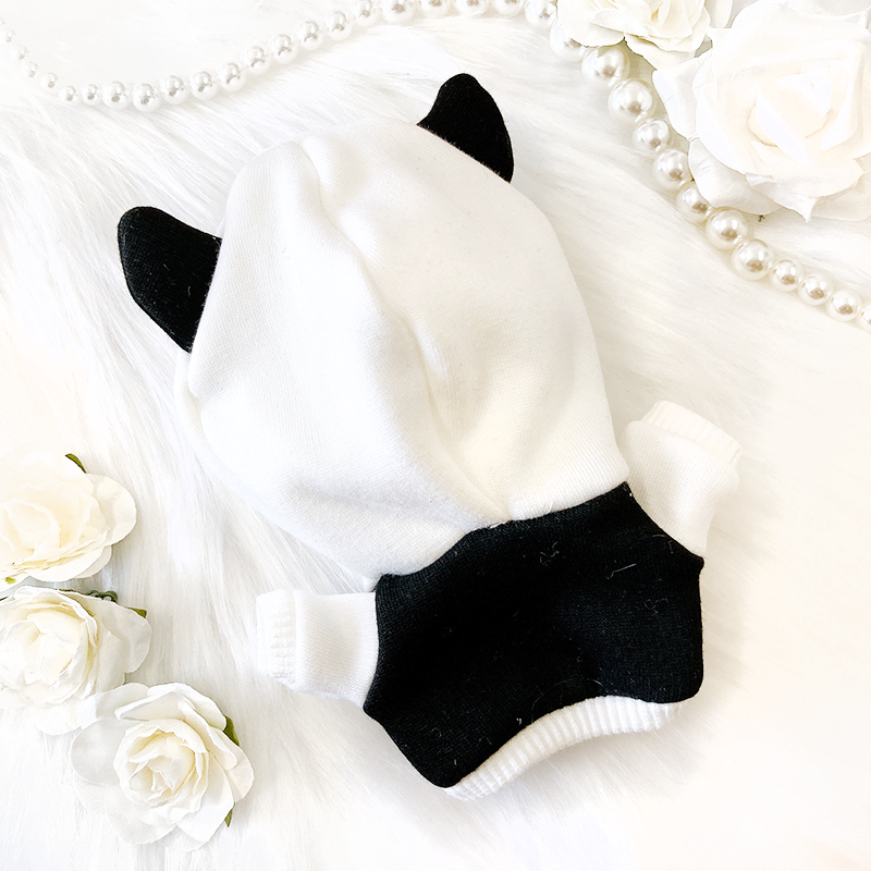 ぬい服】ぬいぐるみ用ツノ付きパーカー(10cm用)【推し活グッズ ぬい服】ぬいぐるみ用ツノ付きパーカー(10cm用)【推し活グッズ