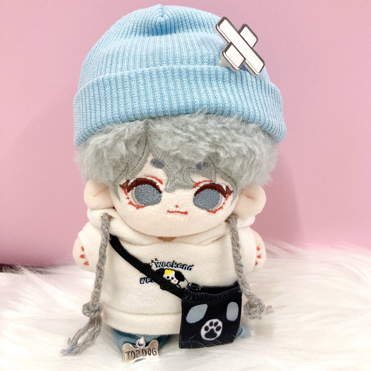 ぬい服】ストリート・カジュアルぬい服 4点セット[帽子＆シャツ