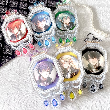 【G.triGerオリジナル】アクリルフレーム【ジュエリー】58mm缶バッジ・アクスタ用【推し活グッズ】