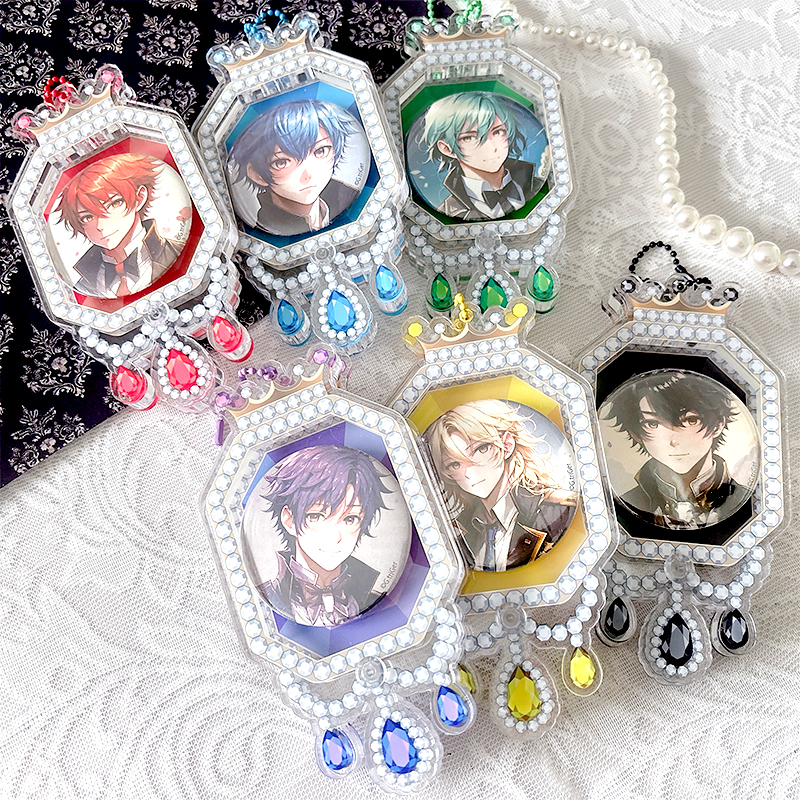 G.triGerオリジナル】アクリルフレーム【ジュエリー】58mm缶バッジ