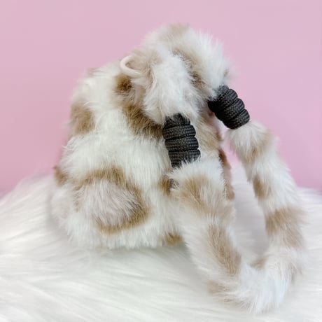 ふわふわヒョウ柄　痛ポーチ　8.5×7×4.5cm