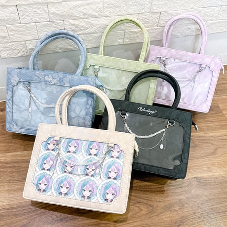 【呜咚小铺】花柄痛バッグ【推し活グッズ】