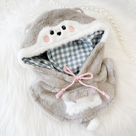 【ぬい服】ぬいぐみ用ポンチョ(20cm用)【推し活グッズ】