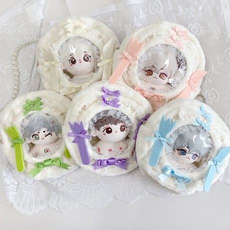 カラトリー装飾付きぬいポーチ【10cm用】【推し活グッズ】