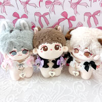 【ぬい服】ぬいぐるみ用リボン付き ハートチョーカー【推し活グッズ】