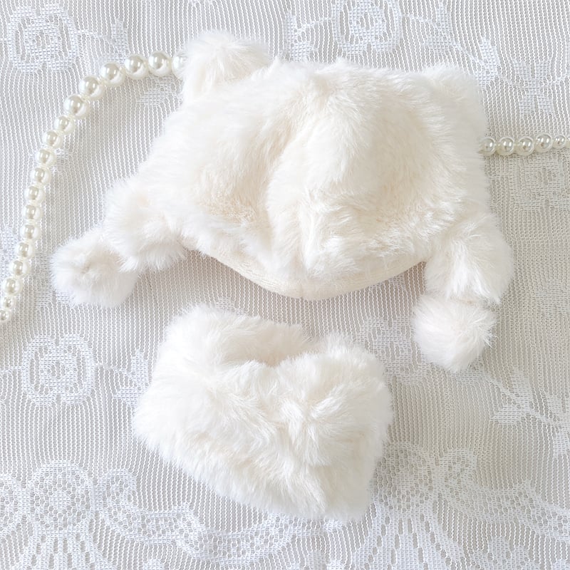 ぬい服】ぬいぐるみ用もこもこくま着ぐるみ 10cm用【推し活グッズ