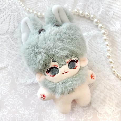 【MANCOTTON】10cm無属性ぬいぐるみ【ふわふわケモ耳】