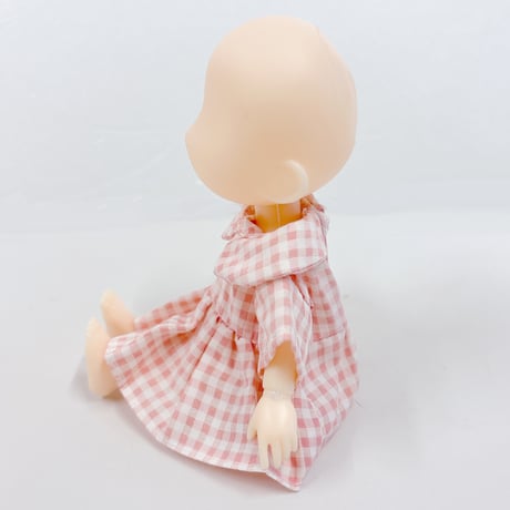 【ぬい服】レトロ・カントリー・ドレス　細身のぬいぐるみ・フィギュア・ドール用