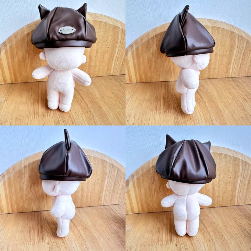 10cmぬいぐるみ用 猫耳帽子 クラシックハット 着せ替え アクセサリー