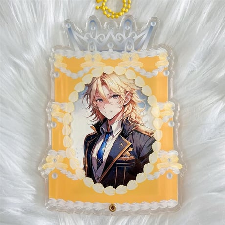 【G.triGerオリジナル 推し活グッズ】アクリルフレーム【ケーキ】【トレカ・アクスタ用】