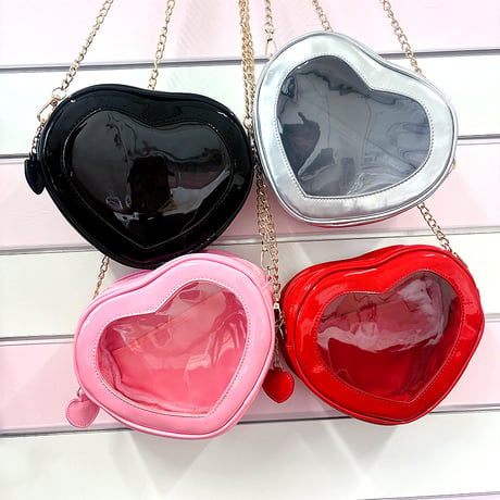 ハート型ぬいぐるみ痛バッグ【推し活グッズ】