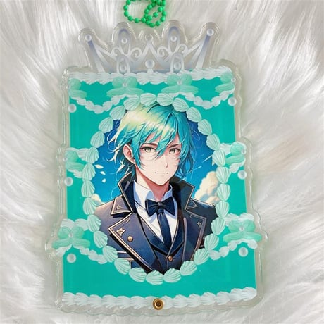 【G.triGerオリジナル 推し活グッズ】アクリルフレーム【ケーキ】【トレカ・アクスタ用】