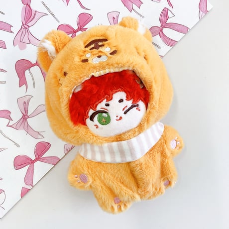 【ぬい服】ぬいぐるみ用スタイ付きアニマル着ぐるみ 10cm用【推し活グッズ】